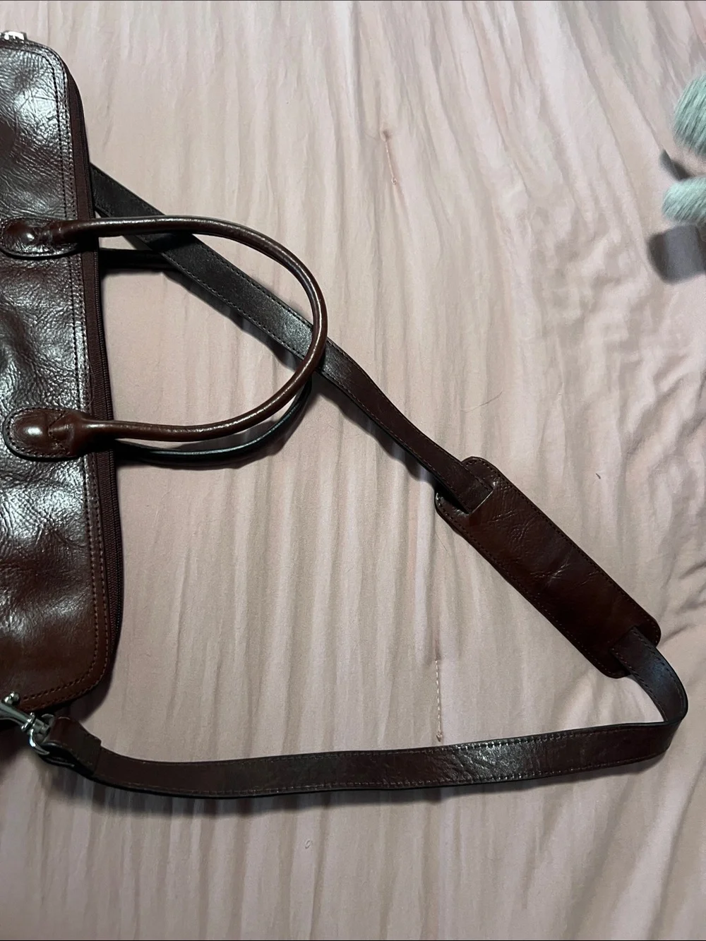 Wilsons Leather Dark Brown Laptop Messenger Bag